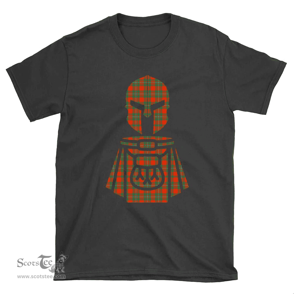 Scottish MacGregor Ancient Clan Tartan T-Shirt 2D - Kilt Warrior Style Scottish Plaid Tartan Plaid