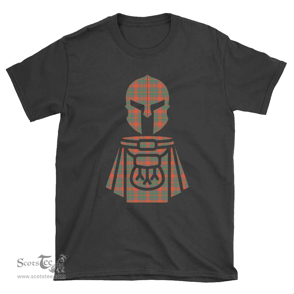 Scottish MacKintosh Ancient Clan Tartan T-Shirt 2D - Kilt Warrior Style Scottish Plaid Tartan Plaid