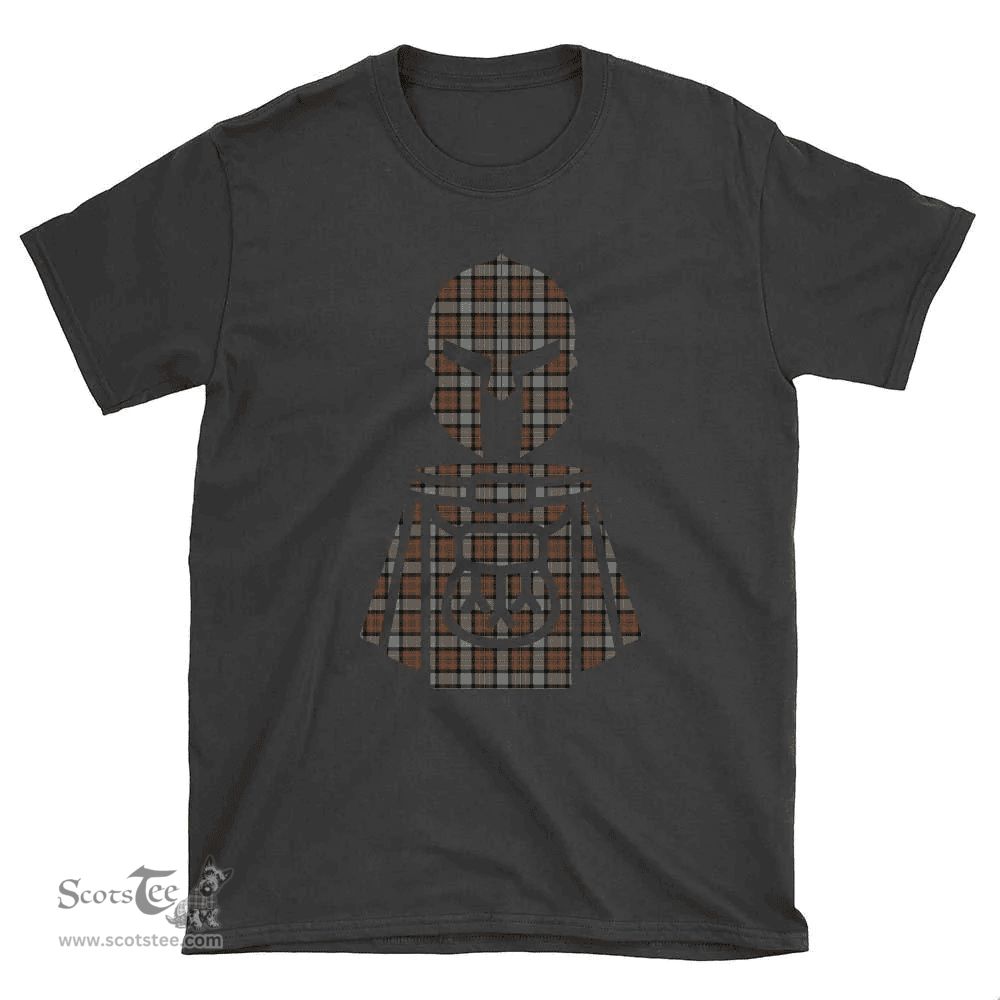 Scottish MacLaren Weathered Clan Tartan T-Shirt 2D - Kilt Warrior Style Scottish Plaid Tartan Plaid