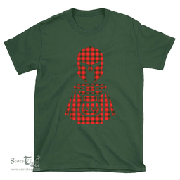 Scottish MacFie Clan Tartan T-Shirt 2D - Kilt Warrior Style Scottish Plaid Tartan Plaid