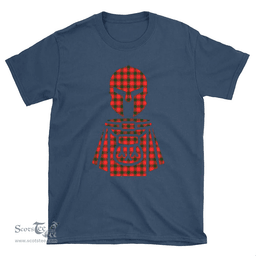 Scottish MacFie Clan Tartan T-Shirt 2D - Kilt Warrior Style Scottish Plaid Tartan Plaid