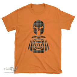 Scottish MacLeod of Harris Weathered Clan Tartan T-Shirt 2D - Kilt Warrior Style Scottish Plaid Tartan Plaid