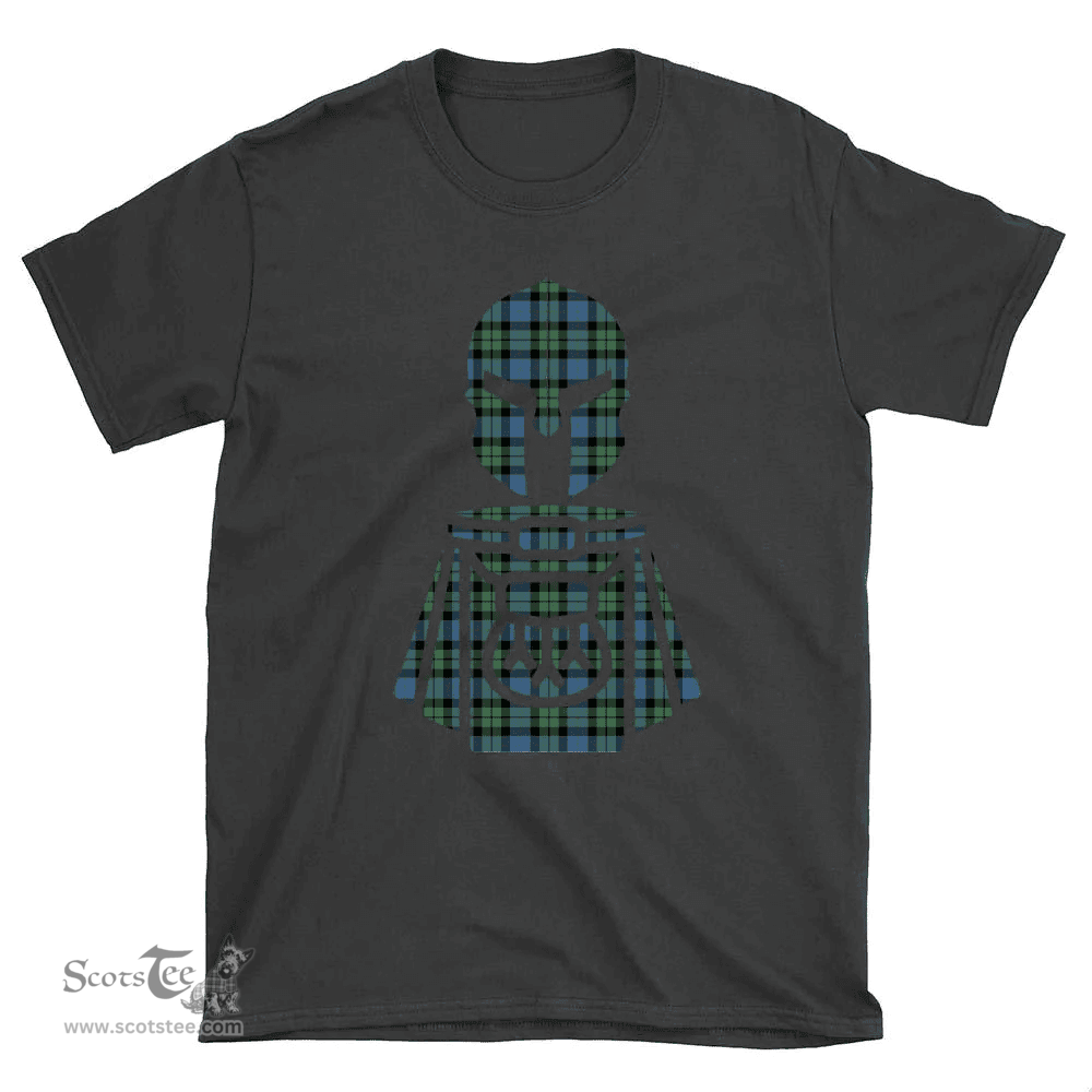 Scottish MacKay Ancient Clan Tartan T-Shirt 2D - Kilt Warrior Style Scottish Plaid Tartan Plaid