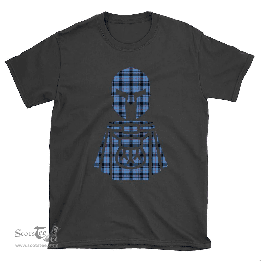 Scottish MacKay Blue Clan Tartan T-Shirt 2D - Kilt Warrior Style Scottish Plaid Tartan Plaid