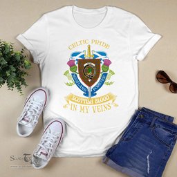 Scottish Seton Scottish Blood In My Veins - Celtic Pride - Scotland Forever Tshirt Scottish Plaid Tartan Plaid - ScotsTee - scotstee.com
