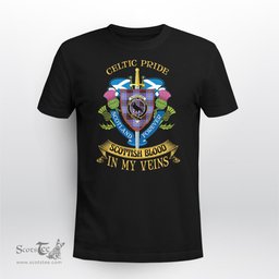 Scottish Rutherford Scottish Blood In My Veins - Celtic Pride - Scotland Forever Tshirt Scottish Plaid Tartan Plaid - ScotsTee - scotstee.com