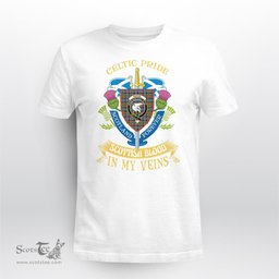 Scottish Norvel Scottish Blood In My Veins - Celtic Pride - Scotland Forever Tshirt Scottish Plaid Tartan Plaid - ScotsTee - scotstee.com