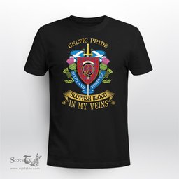 Scottish Rait Scottish Blood In My Veins - Celtic Pride - Scotland Forever Tshirt Scottish Plaid Tartan Plaid - ScotsTee - scotstee.com