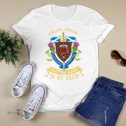 Scottish Stewart Scottish Blood In My Veins - Celtic Pride - Scotland Forever Tshirt Scottish Plaid Tartan Plaid - ScotsTee - scotstee.com