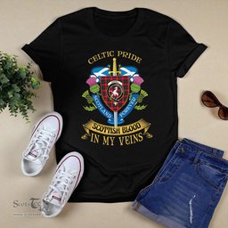 Scottish Riddell Scottish Blood In My Veins - Celtic Pride - Scotland Forever Tshirt Scottish Plaid Tartan Plaid - ScotsTee - scotstee.com