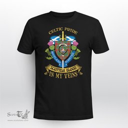 Scottish Muirhead Scottish Blood In My Veins - Celtic Pride - Scotland Forever Tshirt Scottish Plaid Tartan Plaid - ScotsTee - scotstee.com