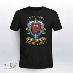 Scottish Macrae Scottish Blood In My Veins - Celtic Pride - Scotland Forever Tshirt Scottish Plaid Tartan Plaid - ScotsTee - scotstee.com