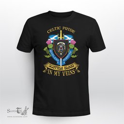 Scottish Spalding Scottish Blood In My Veins - Celtic Pride - Scotland Forever Tshirt Scottish Plaid Tartan Plaid - ScotsTee - scotstee.com