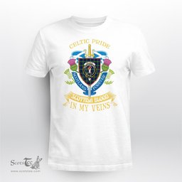 Scottish Meldrum Scottish Blood In My Veins - Celtic Pride - Scotland Forever Tshirt Scottish Plaid Tartan Plaid - ScotsTee - scotstee.com