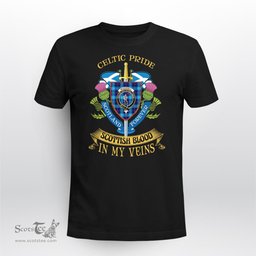 Scottish Mckerrell Scottish Blood In My Veins - Celtic Pride - Scotland Forever Tshirt Scottish Plaid Tartan Plaid - ScotsTee - scotstee.com