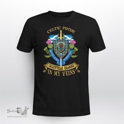 Scottish Learmonth Scottish Blood In My Veins - Celtic Pride - Scotland Forever Tshirt Scottish Plaid Tartan Plaid - ScotsTee - scotstee.com