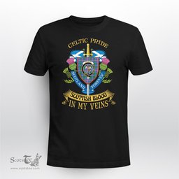 Scottish Ralston Scottish Blood In My Veins - Celtic Pride - Scotland Forever Tshirt Scottish Plaid Tartan Plaid - ScotsTee - scotstee.com