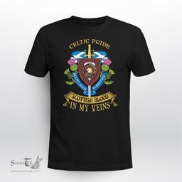 Scottish Stewart Stuart Of Bute Scottish Blood In My Veins - Celtic Pride - Scotland Forever Tshirt Scottish Plaid Tartan Plaid - ScotsTee - scotstee.com