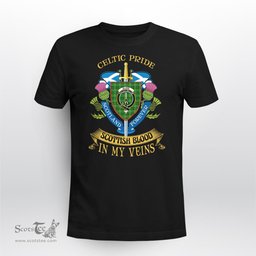 Scottish Blane Scottish Blood In My Veins - Celtic Pride - Scotland Forever Tshirt Scottish Plaid Tartan Plaid - ScotsTee - scotstee.com