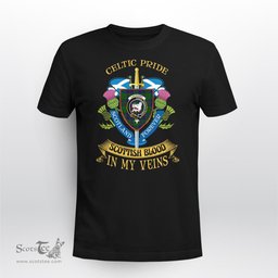Scottish Lockhart Scottish Blood In My Veins - Celtic Pride - Scotland Forever Tshirt Scottish Plaid Tartan Plaid - ScotsTee - scotstee.com