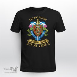 Scottish Macgregor Scottish Blood In My Veins - Celtic Pride - Scotland Forever Tshirt Scottish Plaid Tartan Plaid - ScotsTee - scotstee.com
