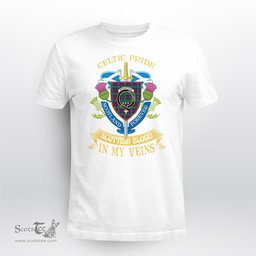 Scottish Macarthur Scottish Blood In My Veins - Celtic Pride - Scotland Forever Tshirt Scottish Plaid Tartan Plaid - ScotsTee - scotstee.com