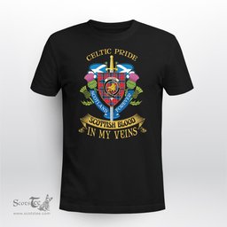 Scottish Mactavish Scottish Blood In My Veins - Celtic Pride - Scotland Forever Tshirt Scottish Plaid Tartan Plaid - ScotsTee - scotstee.com