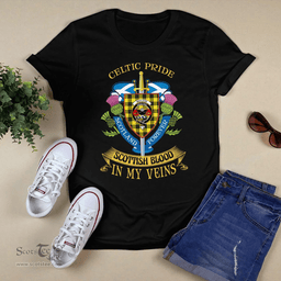 Scottish Macleod Of Lewis Scottish Blood In My Veins - Celtic Pride - Scotland Forever Tshirt Scottish Plaid Tartan Plaid - ScotsTee - scotstee.com