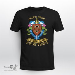 Scottish Langlands Scottish Blood In My Veins - Celtic Pride - Scotland Forever Tshirt Scottish Plaid Tartan Plaid - ScotsTee - scotstee.com