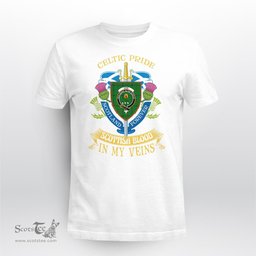 Scottish Don Scottish Blood In My Veins - Celtic Pride - Scotland Forever Tshirt Scottish Plaid Tartan Plaid - ScotsTee - scotstee.com