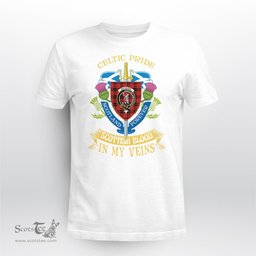Scottish Macqueen Scottish Blood In My Veins - Celtic Pride - Scotland Forever Tshirt Scottish Plaid Tartan Plaid - ScotsTee - scotstee.com