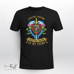 Scottish Macculloch Scottish Blood In My Veins - Celtic Pride - Scotland Forever Tshirt Scottish Plaid Tartan Plaid - ScotsTee - scotstee.com