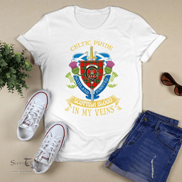 Scottish Lennox Kincaid Scottish Blood In My Veins - Celtic Pride - Scotland Forever Tshirt Scottish Plaid Tartan Plaid - ScotsTee - scotstee.com