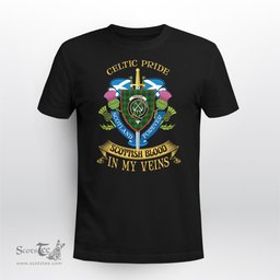 Scottish Kinnear Scottish Blood In My Veins - Celtic Pride - Scotland Forever Tshirt Scottish Plaid Tartan Plaid - ScotsTee - scotstee.com