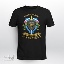 Scottish Campbell Scottish Blood In My Veins - Celtic Pride - Scotland Forever Tshirt Scottish Plaid Tartan Plaid - ScotsTee - scotstee.com