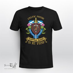 Scottish Fotheringham Scottish Blood In My Veins - Celtic Pride - Scotland Forever Tshirt Scottish Plaid Tartan Plaid - ScotsTee - scotstee.com