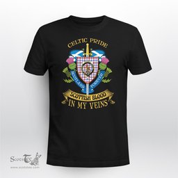 Scottish Boswell Scottish Blood In My Veins - Celtic Pride - Scotland Forever Tshirt Scottish Plaid Tartan Plaid - ScotsTee - scotstee.com