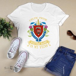 Scottish Macdonald Of Sleat Scottish Blood In My Veins - Celtic Pride - Scotland Forever Tshirt Scottish Plaid Tartan Plaid - ScotsTee - scotstee.com