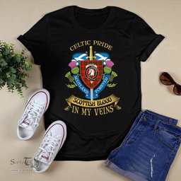 Scottish Dunbar Scottish Blood In My Veins - Celtic Pride - Scotland Forever Tshirt Scottish Plaid Tartan Plaid - ScotsTee - scotstee.com
