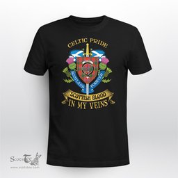 Scottish Dalzell Scottish Blood In My Veins - Celtic Pride - Scotland Forever Tshirt Scottish Plaid Tartan Plaid - ScotsTee - scotstee.com