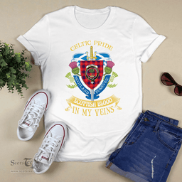 Scottish Hamilton Scottish Blood In My Veins - Celtic Pride - Scotland Forever Tshirt Scottish Plaid Tartan Plaid - ScotsTee - scotstee.com