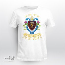 Scottish Broun Scottish Blood In My Veins - Celtic Pride - Scotland Forever Tshirt Scottish Plaid Tartan Plaid - ScotsTee - scotstee.com