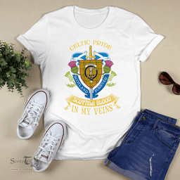 Scottish Houston Scottish Blood In My Veins - Celtic Pride - Scotland Forever Tshirt Scottish Plaid Tartan Plaid - ScotsTee - scotstee.com
