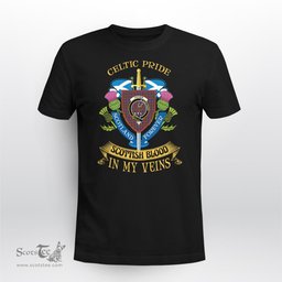 Scottish Fraser Of Lovat Scottish Blood In My Veins - Celtic Pride - Scotland Forever Tshirt Scottish Plaid Tartan Plaid - ScotsTee - scotstee.com