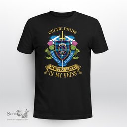 Scottish Maccorquodale Scottish Blood In My Veins - Celtic Pride - Scotland Forever Tshirt Scottish Plaid Tartan Plaid - ScotsTee - scotstee.com