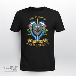 Scottish Laing Scottish Blood In My Veins - Celtic Pride - Scotland Forever Tshirt Scottish Plaid Tartan Plaid - ScotsTee - scotstee.com