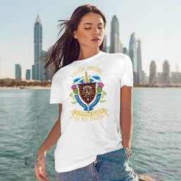 Scottish Macpherson Chief Scottish Blood In My Veins - Celtic Pride - Scotland Forever Tshirt Scottish Plaid Tartan Plaid - ScotsTee - scotstee.com