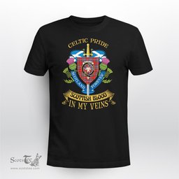 Scottish Macfarlane Scottish Blood In My Veins - Celtic Pride - Scotland Forever Tshirt Scottish Plaid Tartan Plaid - ScotsTee - scotstee.com