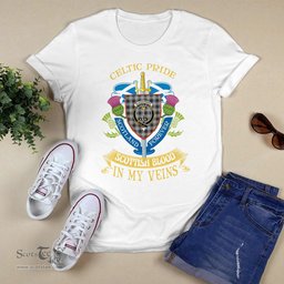 Scottish Glendinning Scottish Blood In My Veins - Celtic Pride - Scotland Forever Tshirt Scottish Plaid Tartan Plaid - ScotsTee - scotstee.com