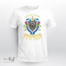 Scottish Glen Scottish Blood In My Veins - Celtic Pride - Scotland Forever Tshirt Scottish Plaid Tartan Plaid - ScotsTee - scotstee.com